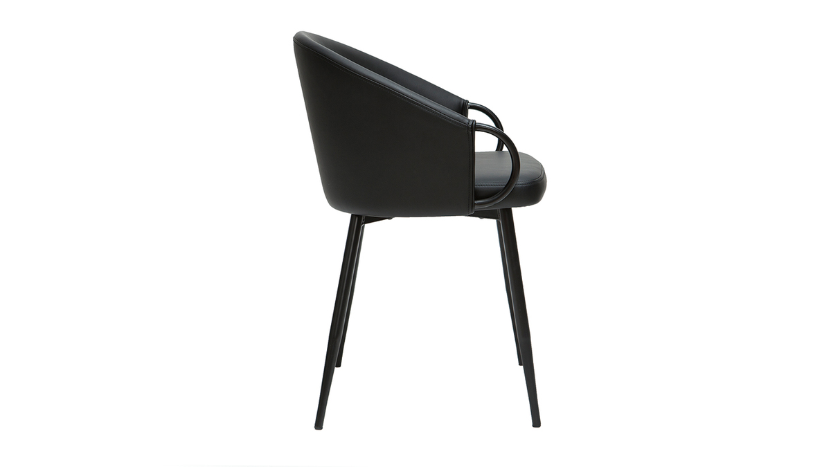 Silla moderna negra PRECIO