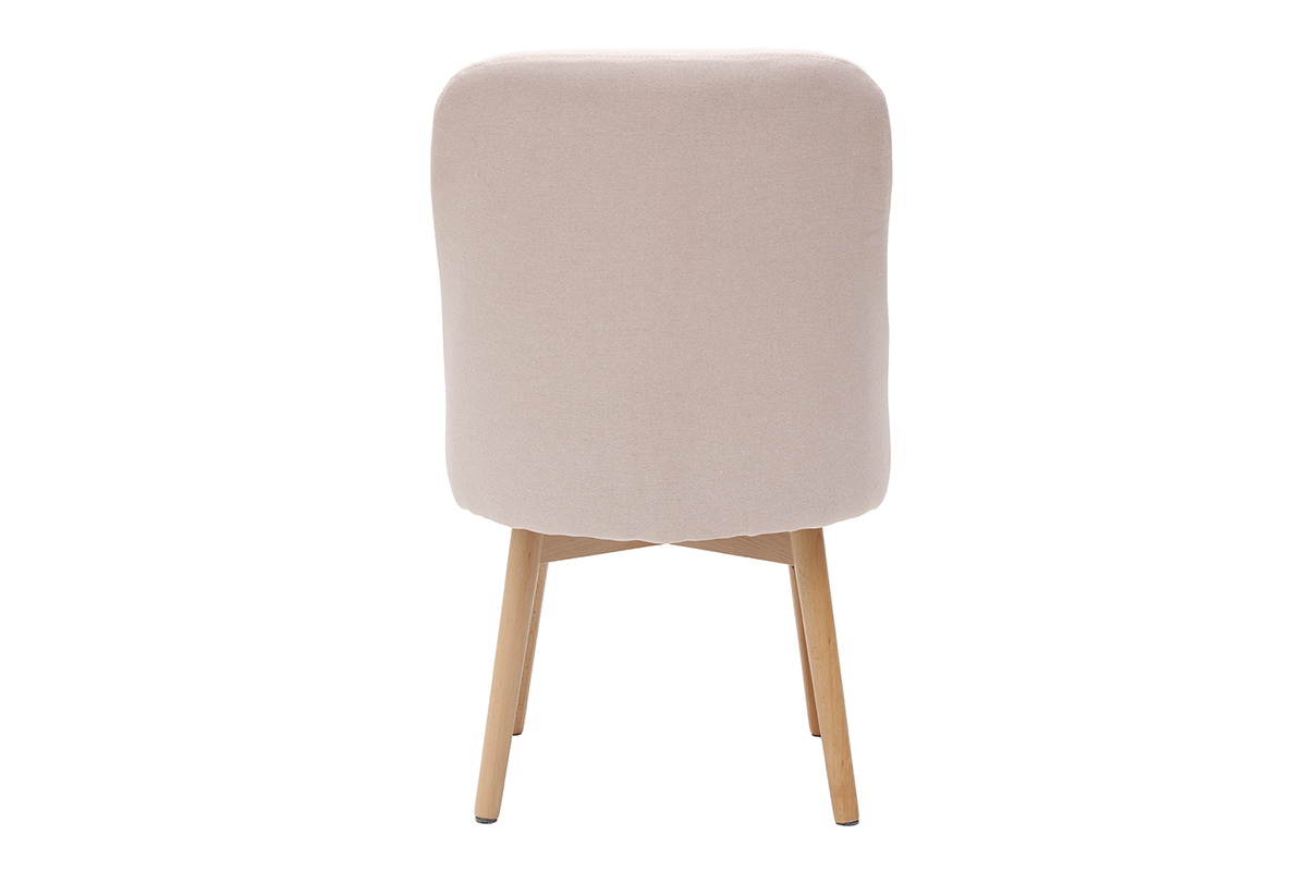 Silla nrdica en tejido rosa LIV