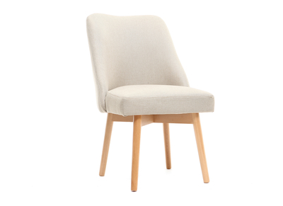 Silla n&oacute;rdica tejido natural patas madera clara LIV