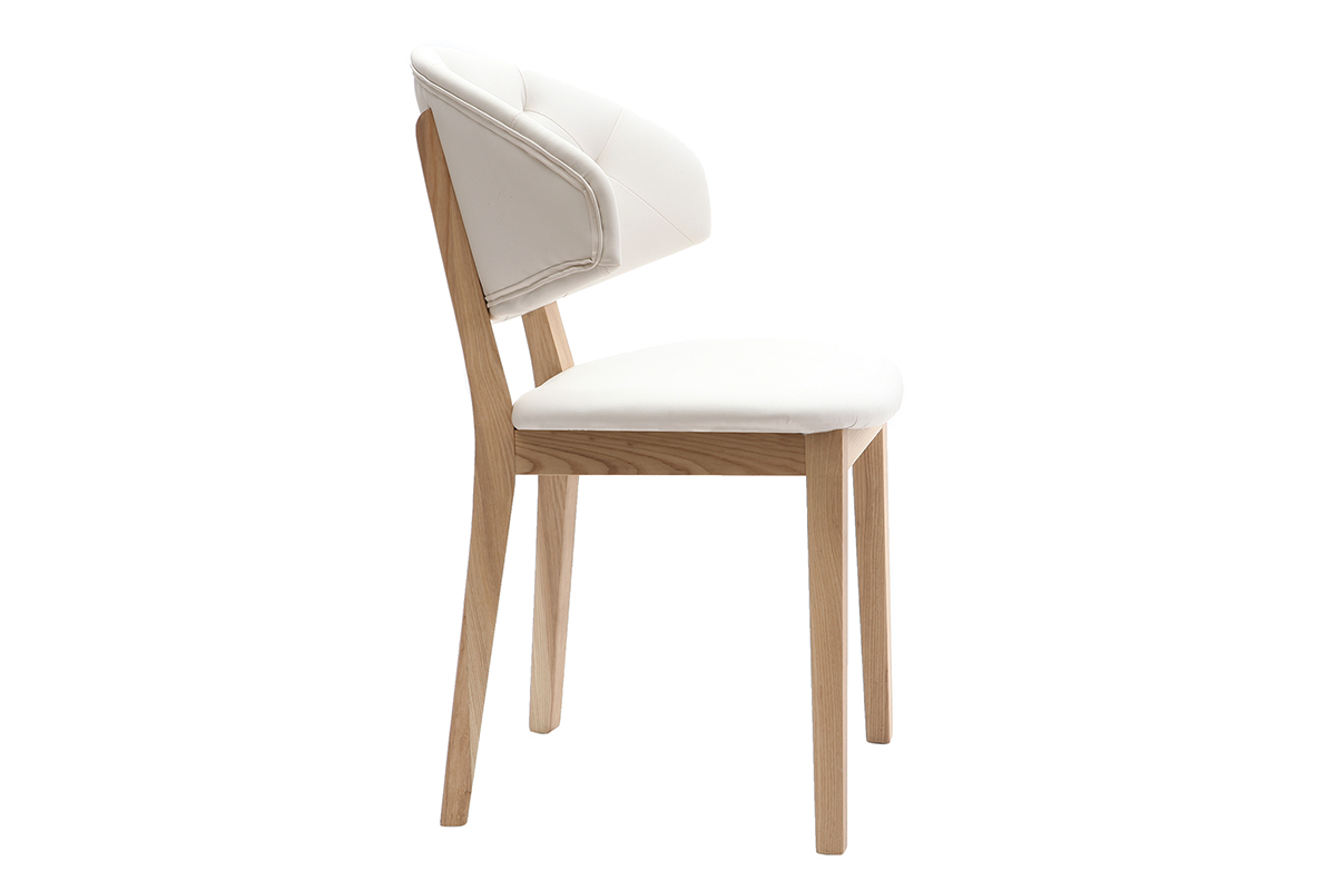 Silla polipiel blanco SOFFY