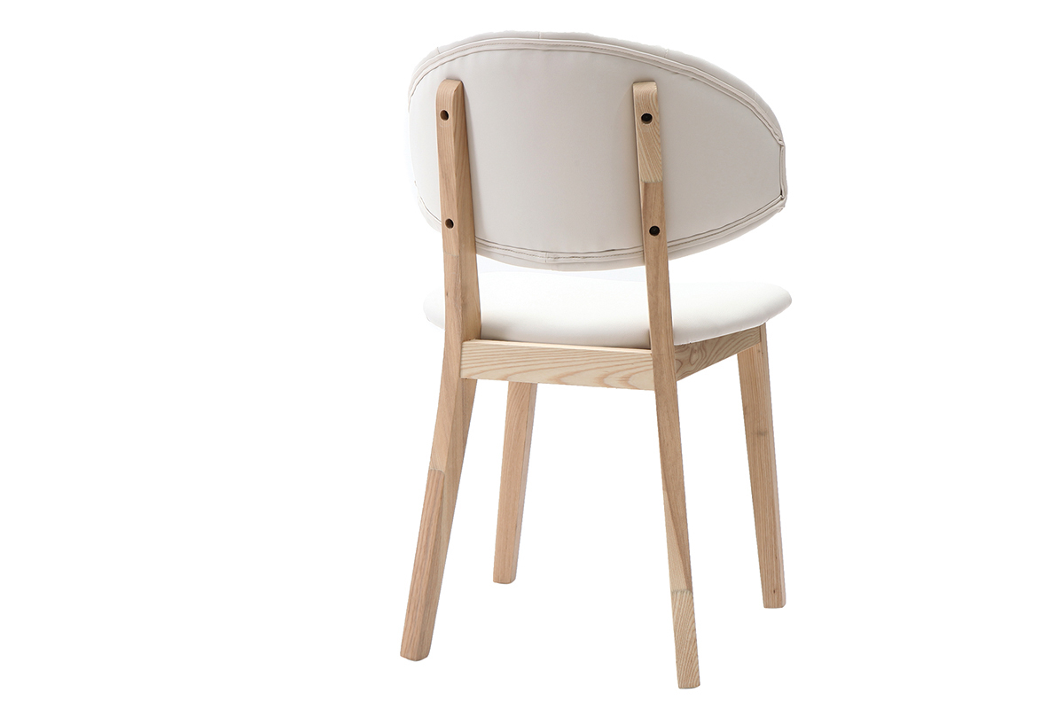 Silla polipiel blanco SOFFY