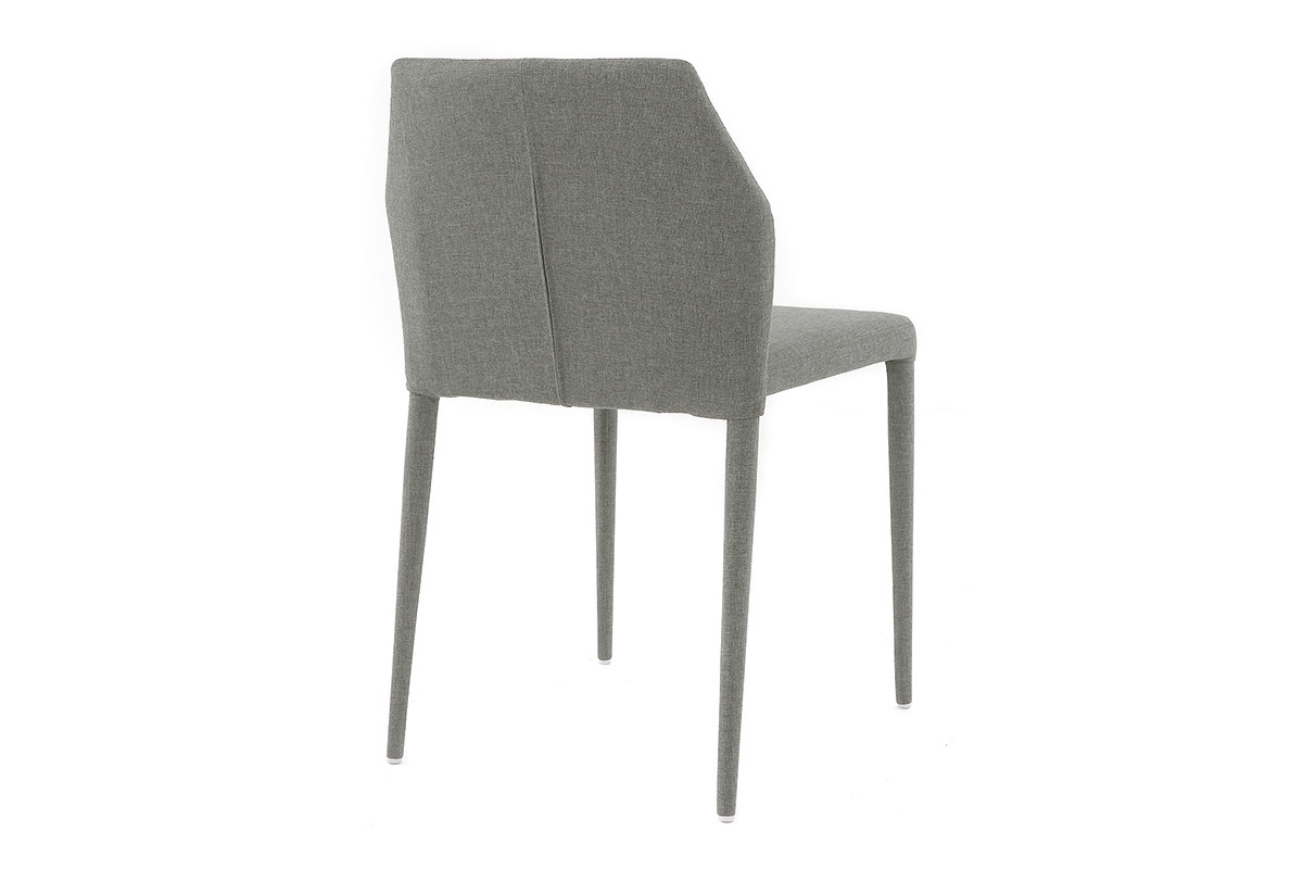 Sillas de diseo gris lote de 2 KARLA