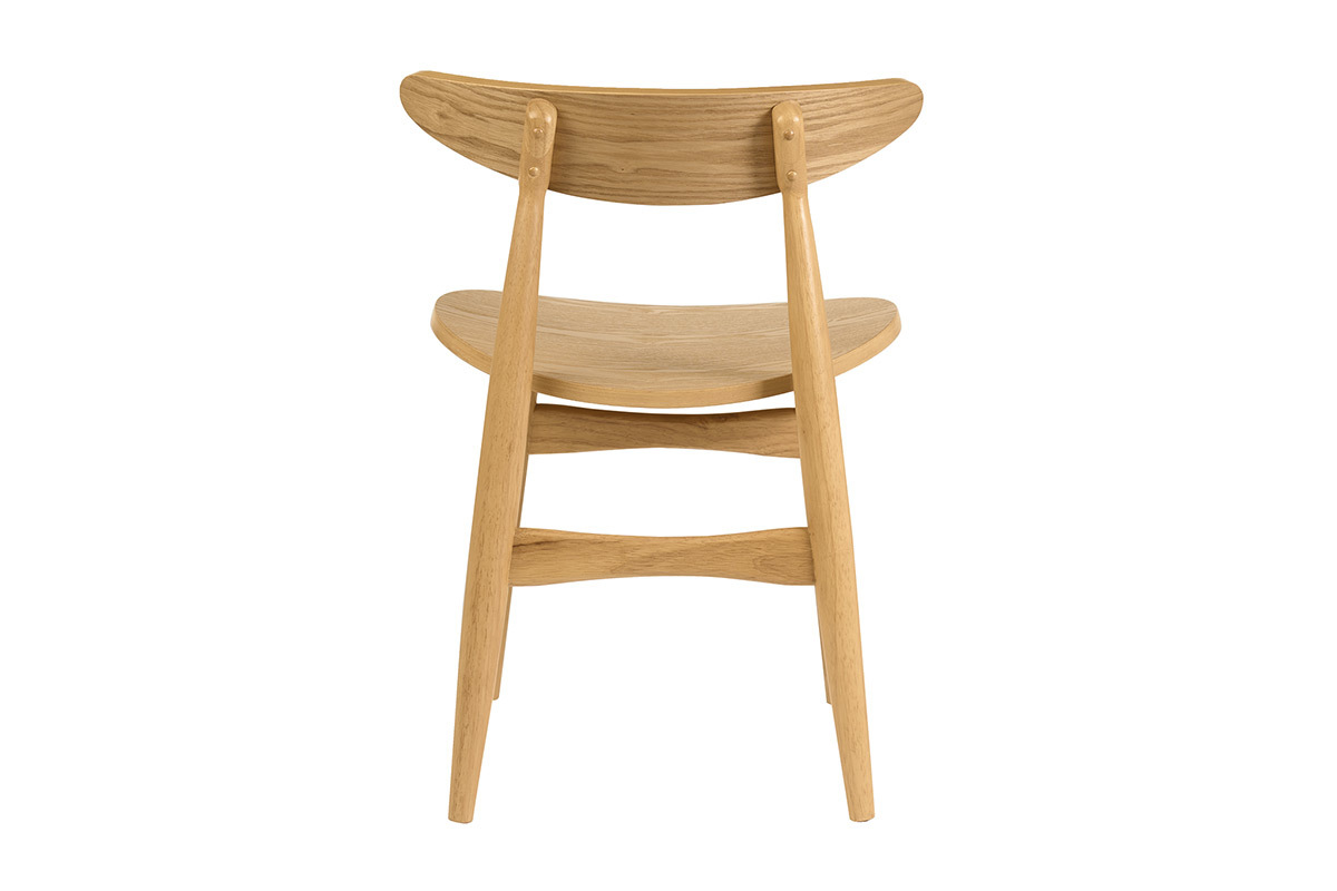Sillas escandinavas de madera clara (paquete de 2) WALFORD