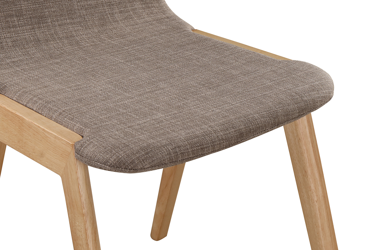 Sillas lote de 2 - hevea y tejido AVA