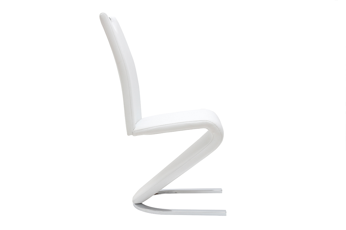 Sillas modernas color blanco (lote de 2) ANGY