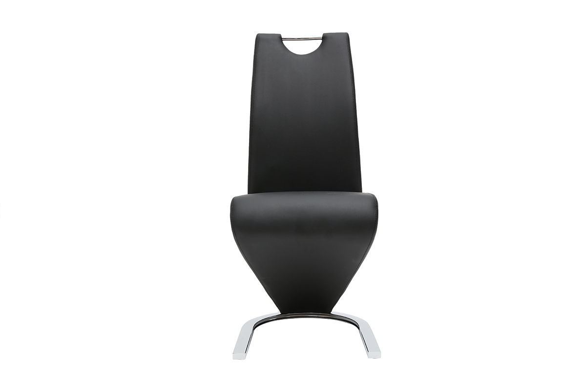Sillas modernas color negro (lote de 2) ANGY