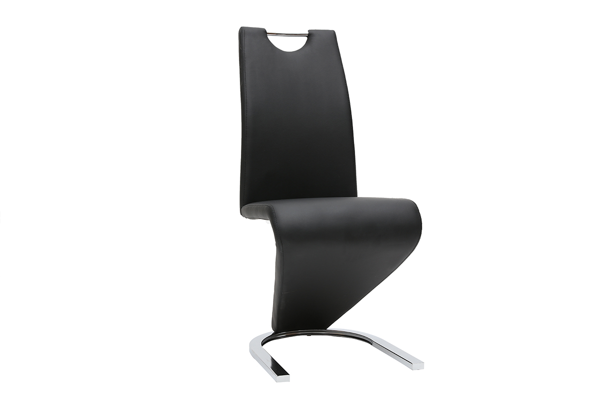 Sillas modernas color negro (lote de 2) ANGY