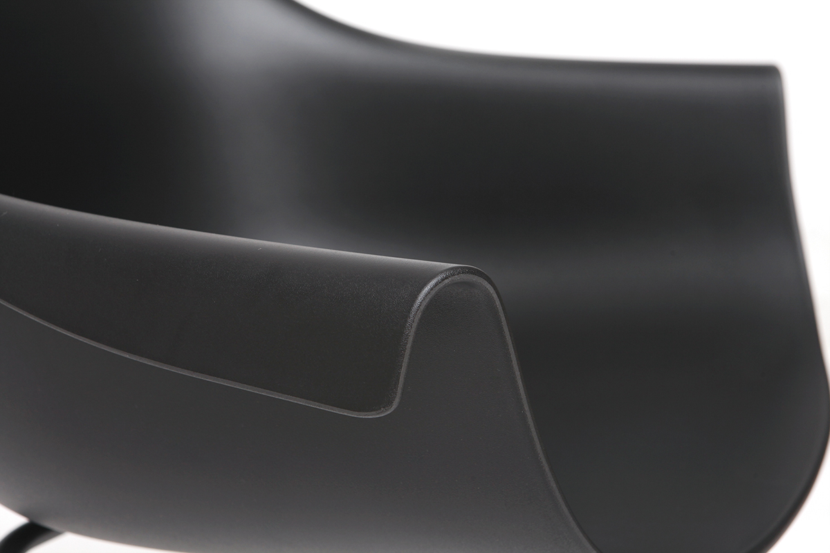 Sillas modernas negras (lote de 2) COUTURE