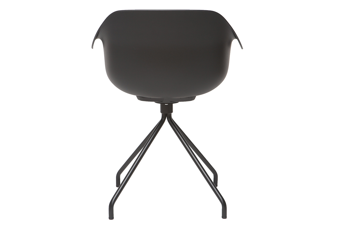 Sillas modernas negras (lote de 2) COUTURE