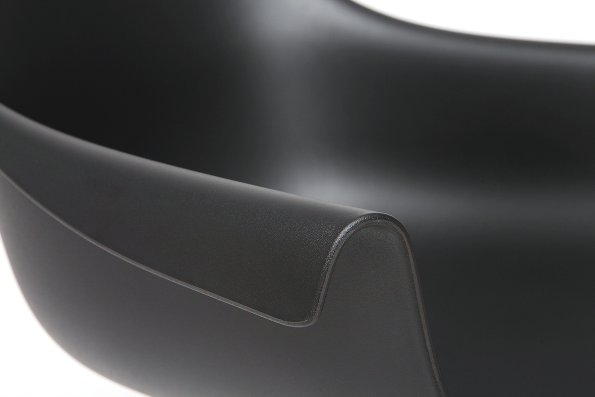 Sillas modernas negras (lote de 2) COUTURE