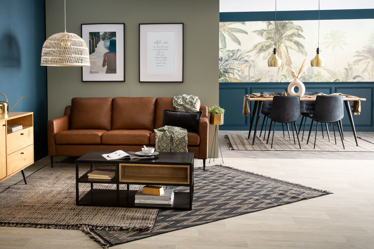 Sillas modernas tejido efecto terciopelo gris oscuro (lote de 2) PARKER