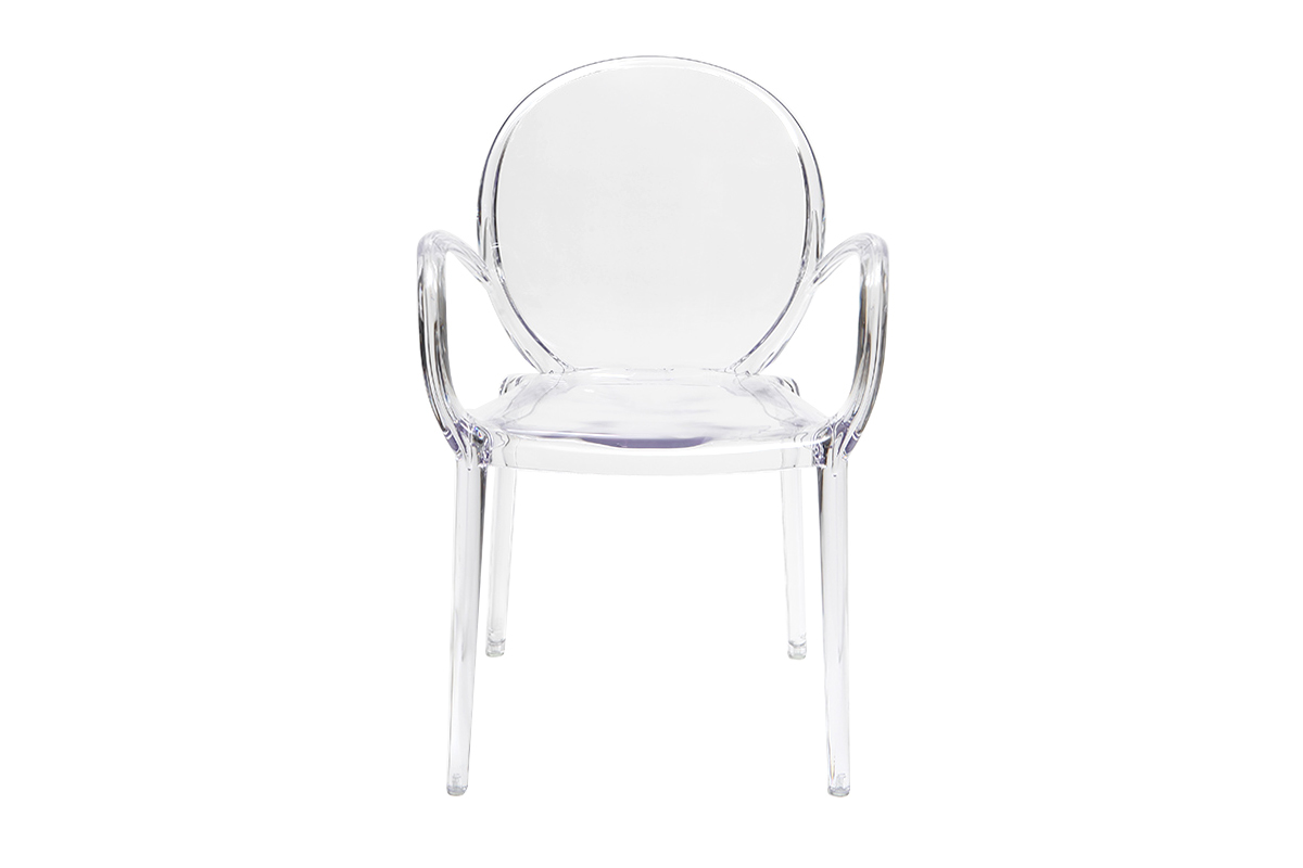 Sillas modernas transparentes lote de 2 CRISTAL