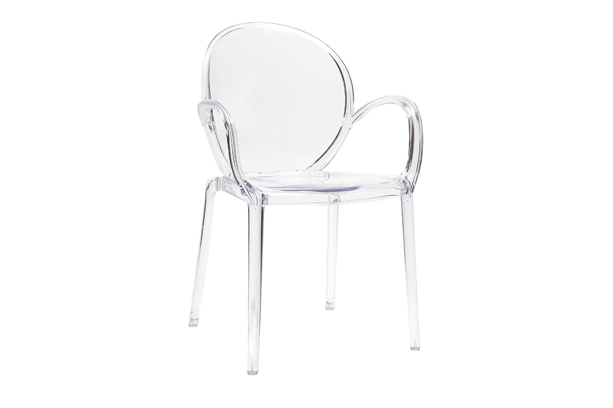 Sillas modernas transparentes lote de 2 CRISTAL