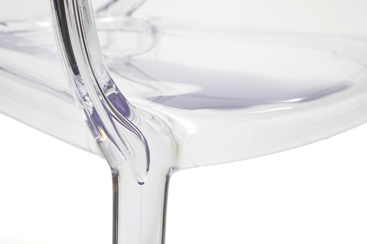 Sillas modernas transparentes lote de 2 CRISTAL