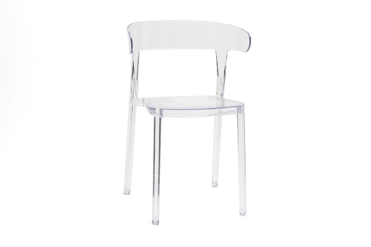 Sillas modernas transparentes lote de 2 PARADISE