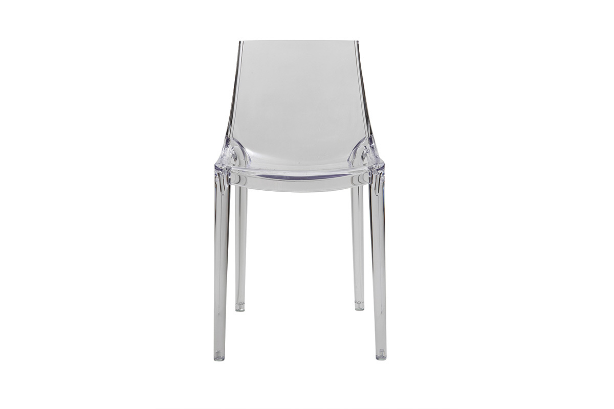 Sillas transparentes diseo lote de 2 YZEL