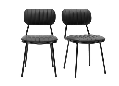 Sillas vintage negras (lote de 2) GALWAY