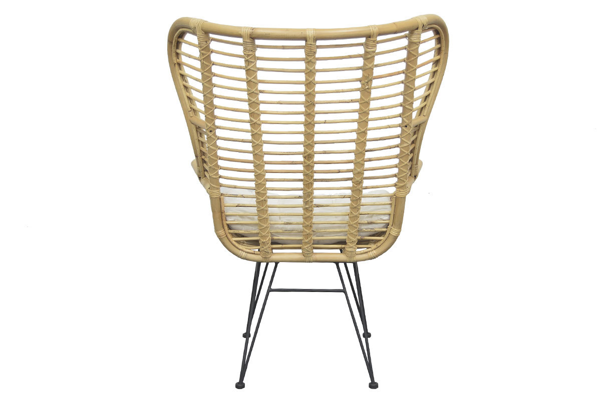 Sill�n alto en rat�n natural MALACCA