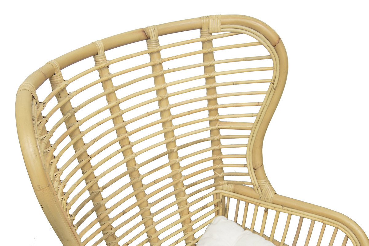 Sill�n alto en rat�n natural MALACCA