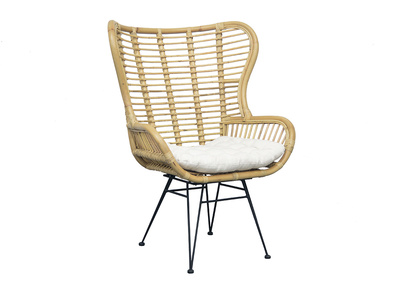 Sill&oacute;n alto en rat&aacute;n natural MALACCA