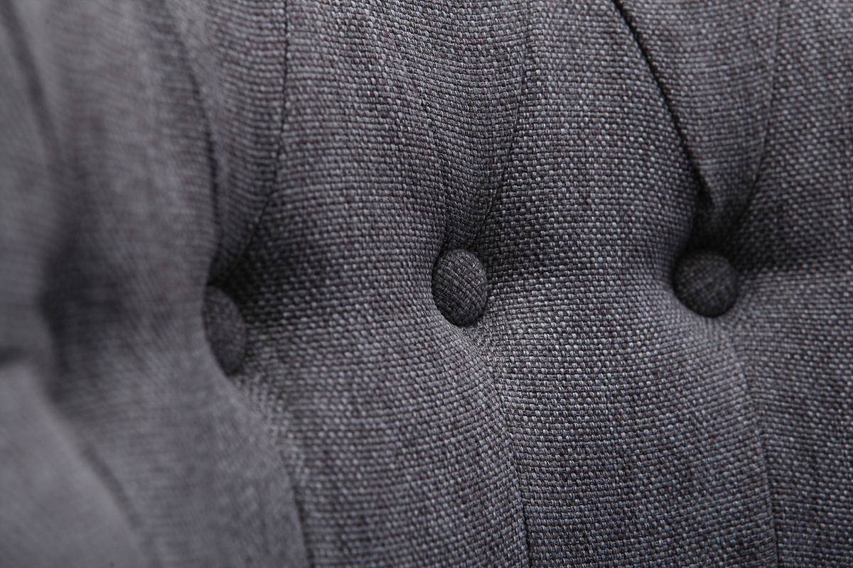 Sill�n cl�sico tejido gris oscuro ODEON