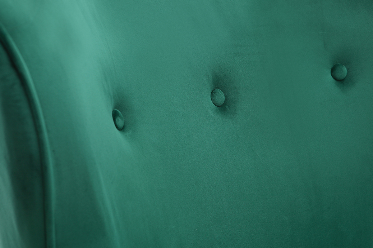 Sill�n cl�sico terciopelo verde CEZANNE