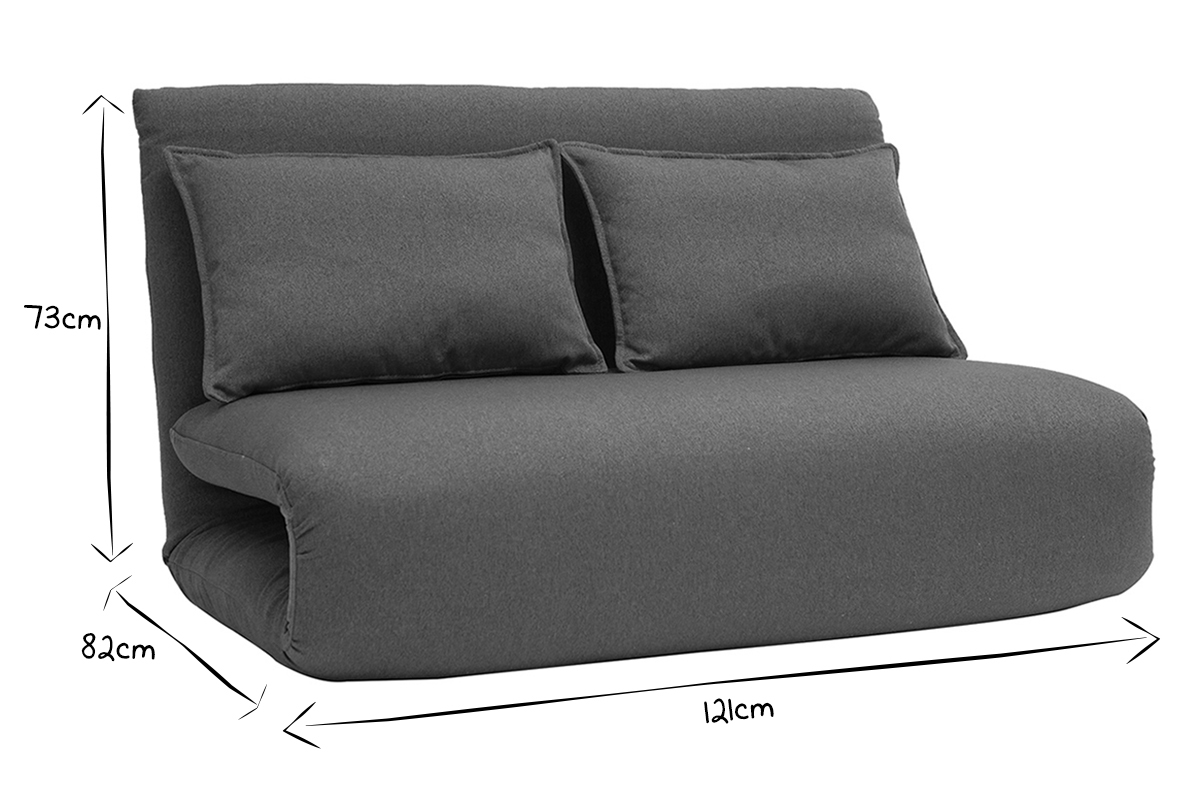 Silln convertible 2 plazas azul petrleo SLEEPER
