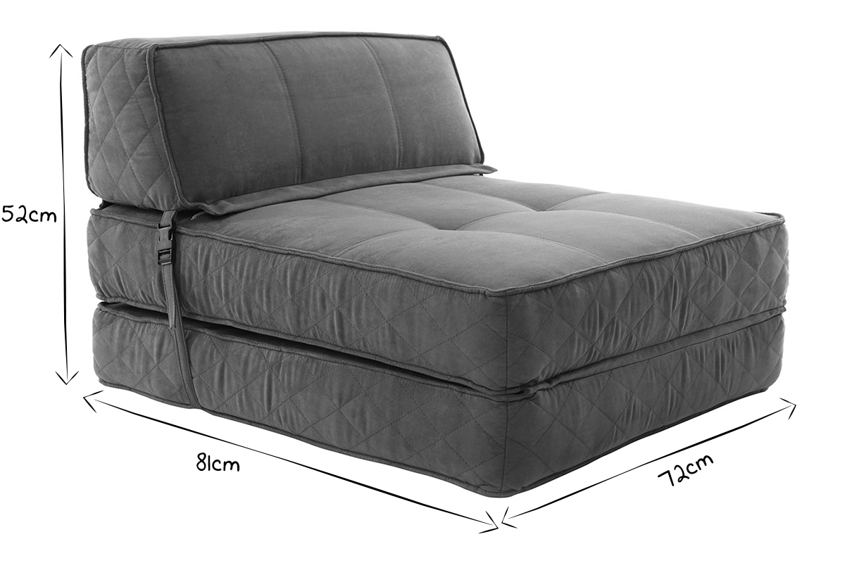 Silln convertible diseo gris KATY
