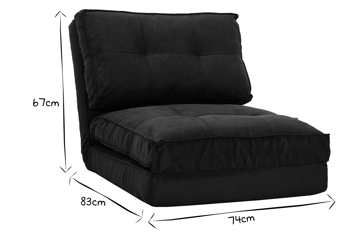 Silln convertible diseo negro SALLY