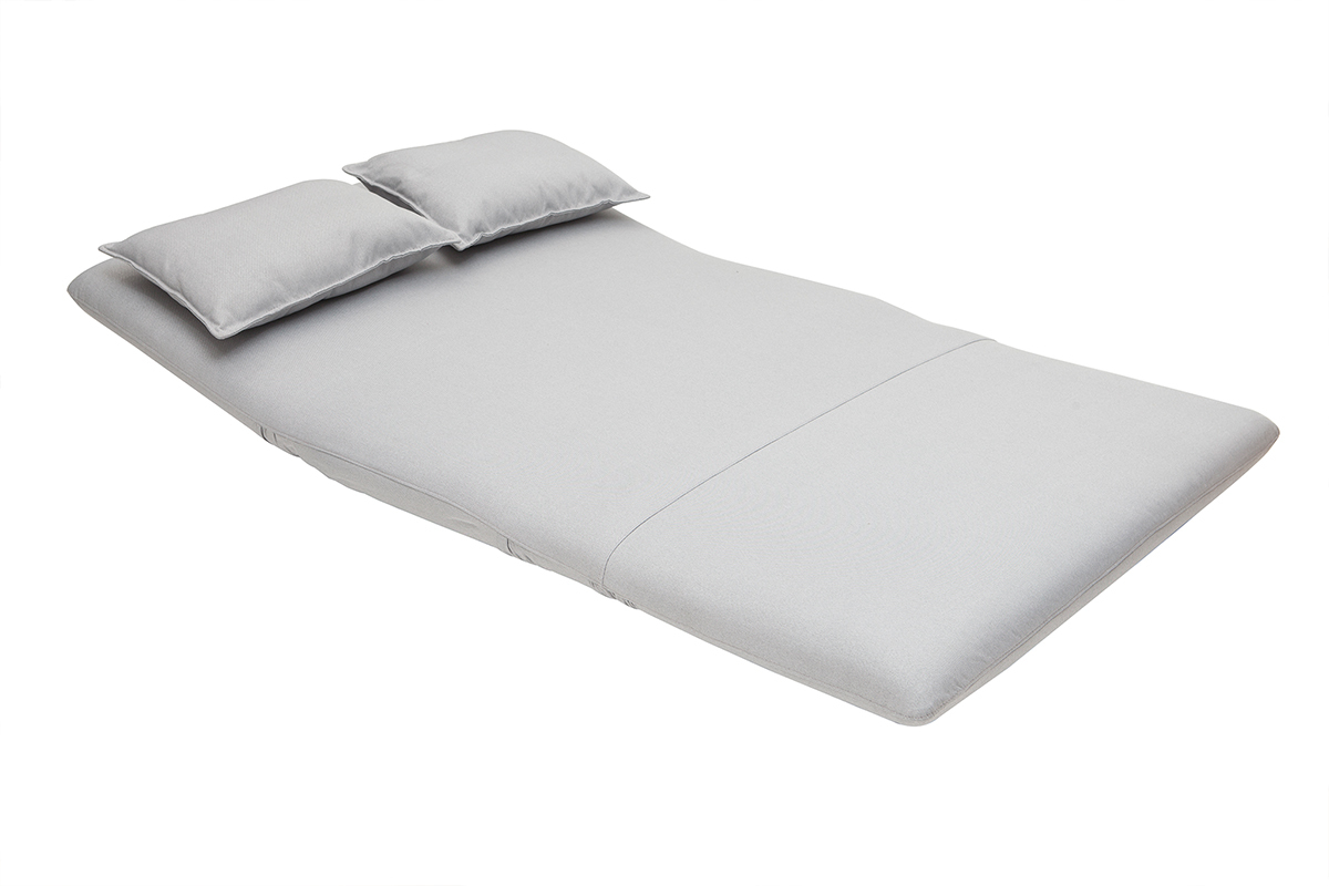 Silln convertible gris claro 2 plazas SLEEPER