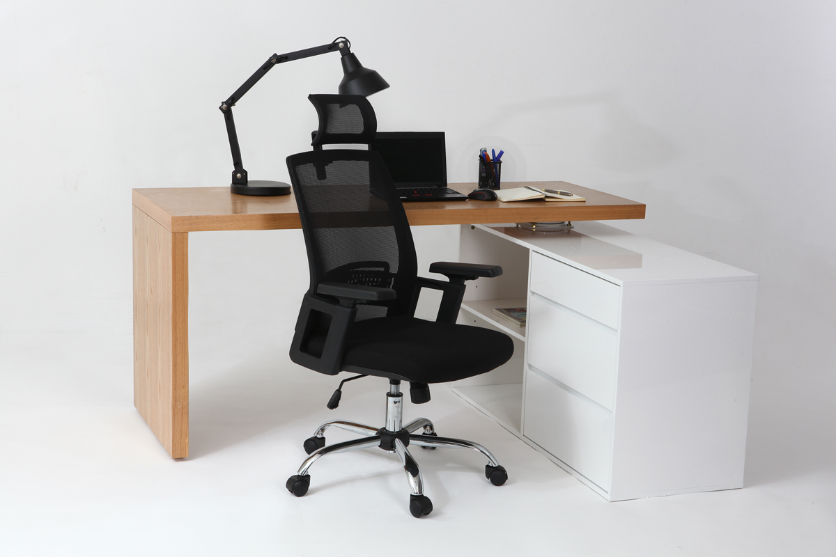 Silln de despacho ergonmico diseo negro - TITAN