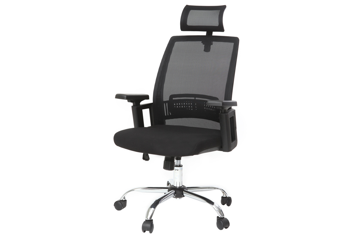 Silln de despacho ergonmico diseo negro - TITAN