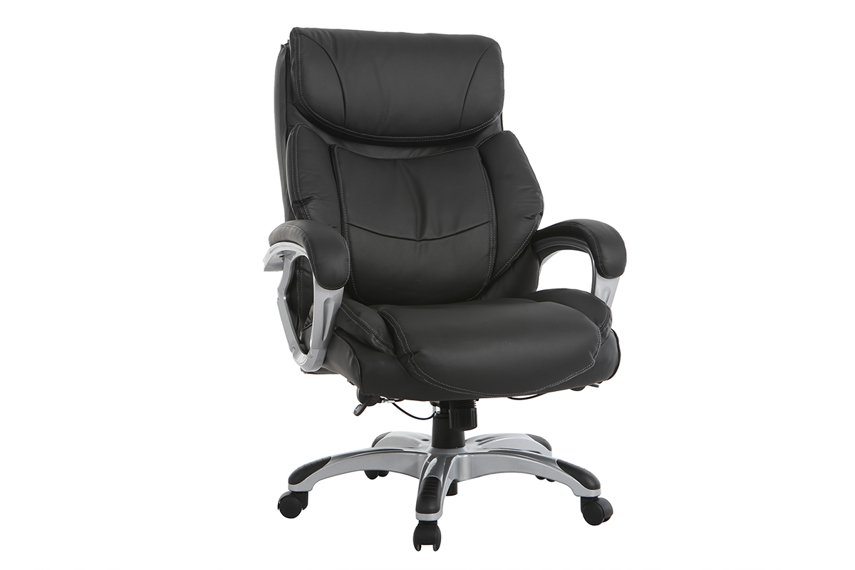 Silln de despacho ergonmico moderno negro MAGIST