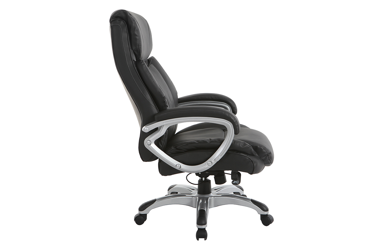 Silln de despacho ergonmico moderno negro MAGIST