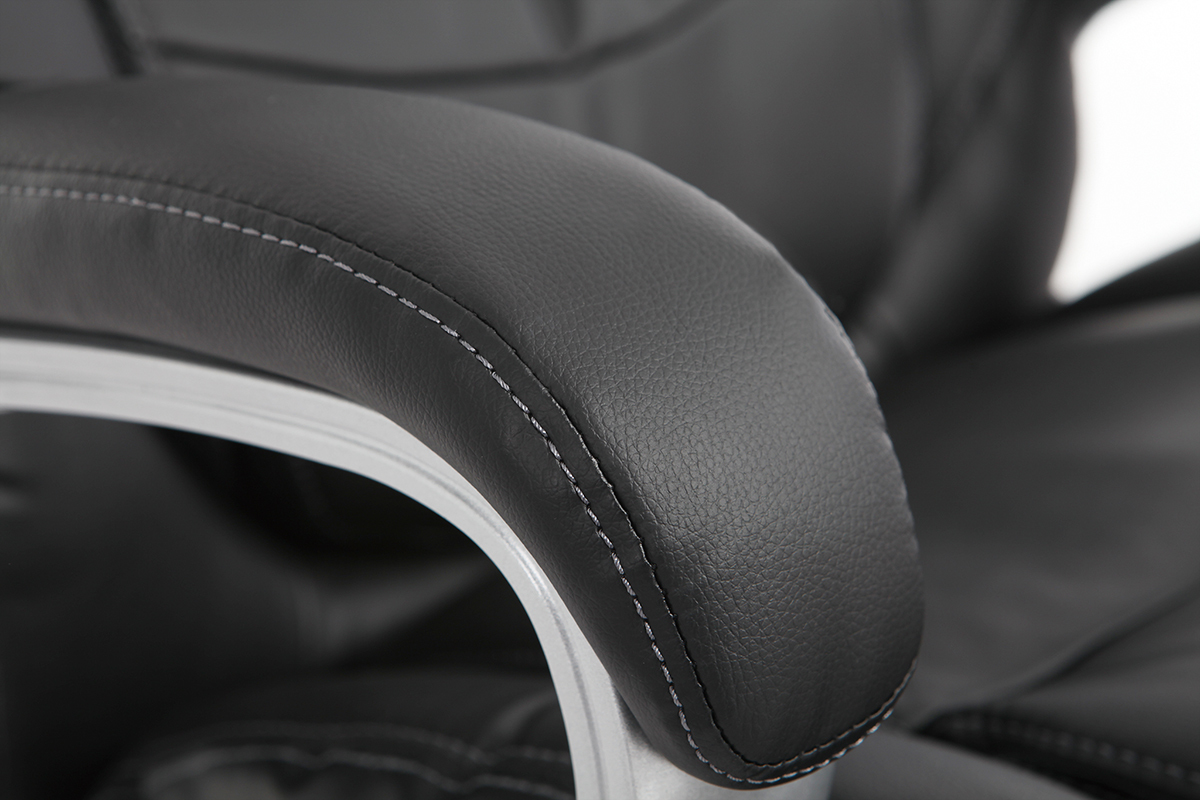 Silln de despacho ergonmico moderno negro MAGIST