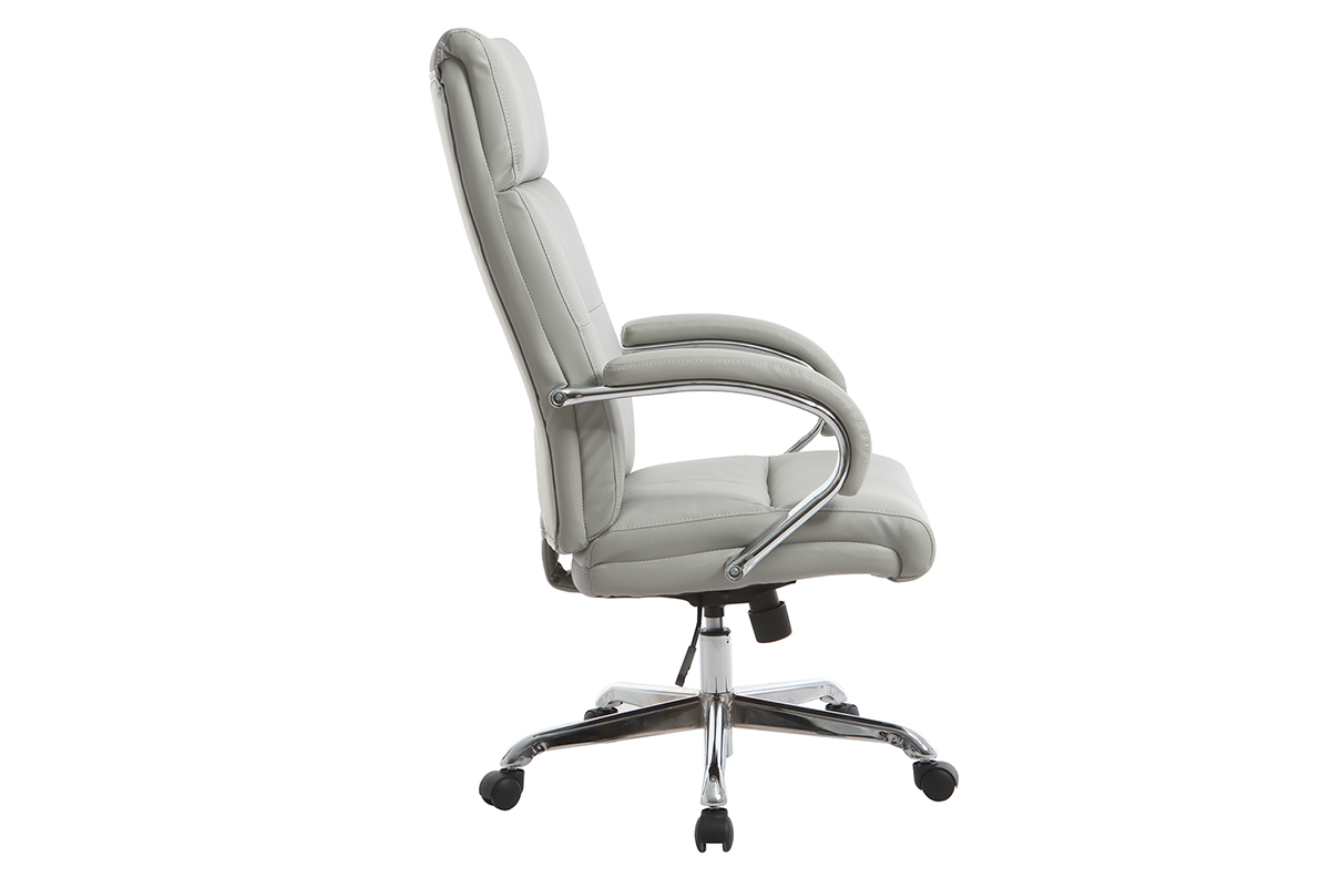 Silln de despacho pivotante moderno gris TOWER