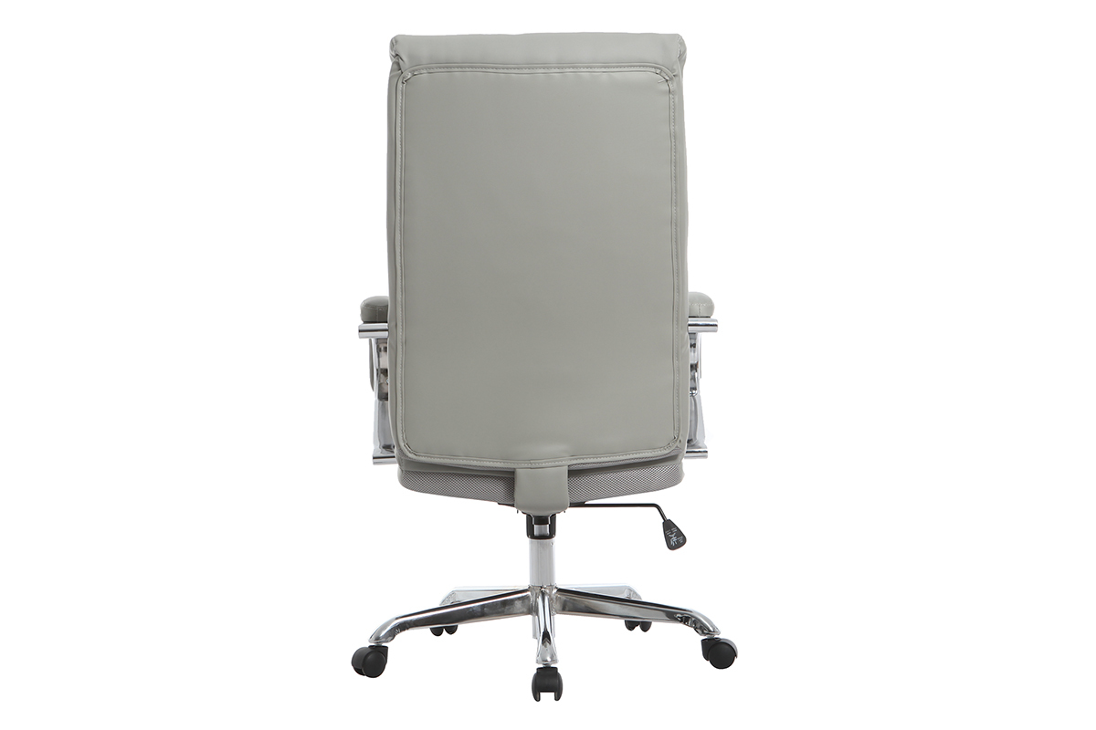 Silln de despacho pivotante moderno gris TOWER