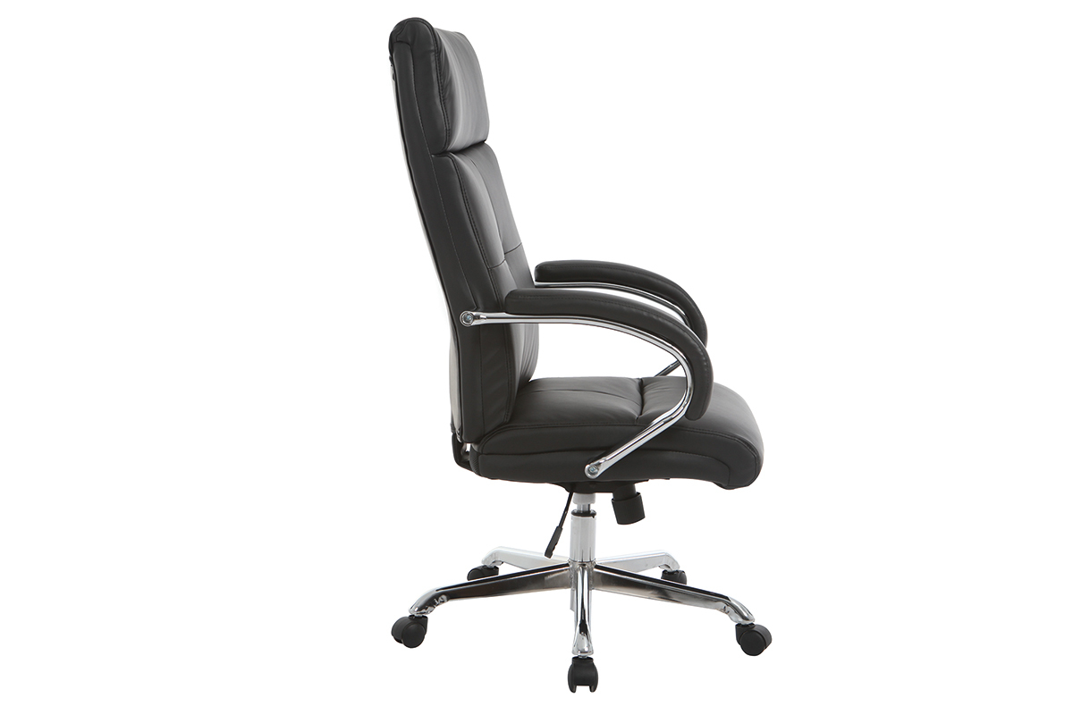 Sill�n de despacho pivotante moderno negro TOWER