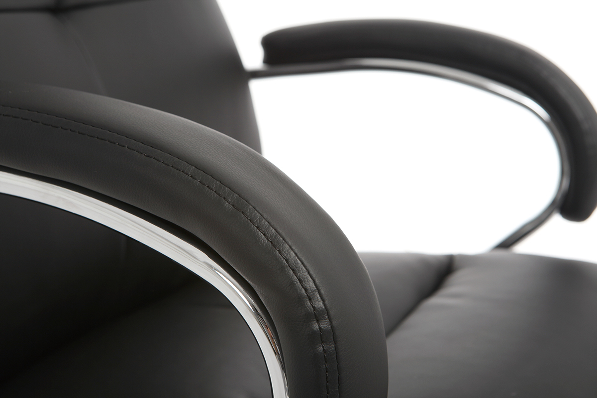 Sill�n de despacho pivotante moderno negro TOWER