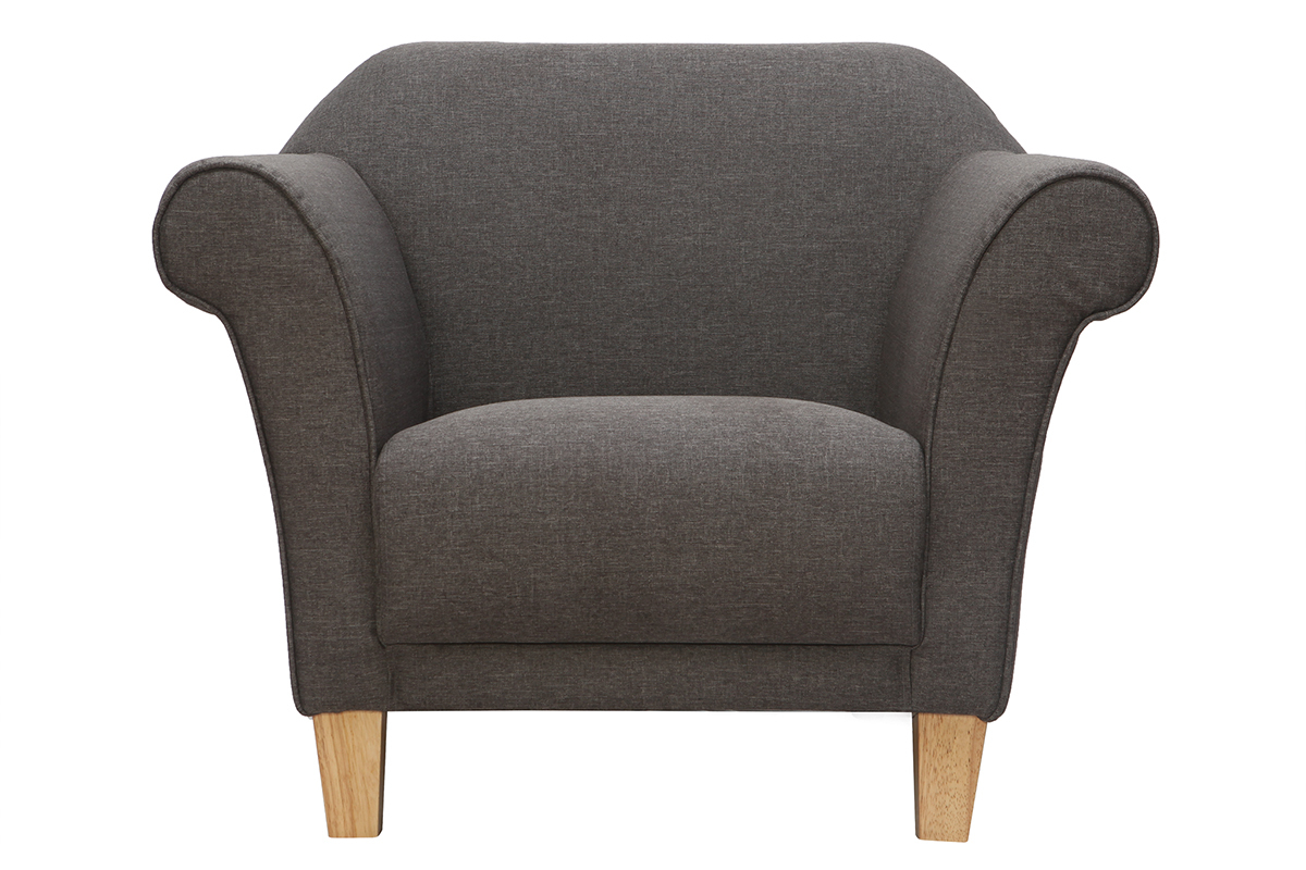 Silln de diseo shabby gris  MELI