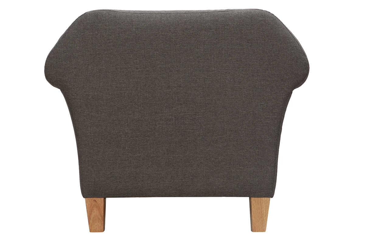 Silln de diseo shabby gris  MELI