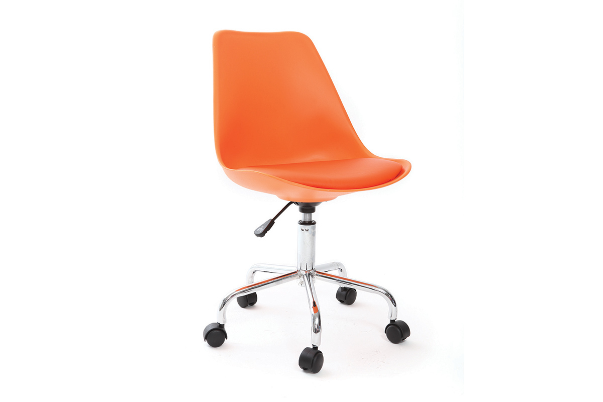 Silln de escritorio diseo naranja NEW STEEVY V2
