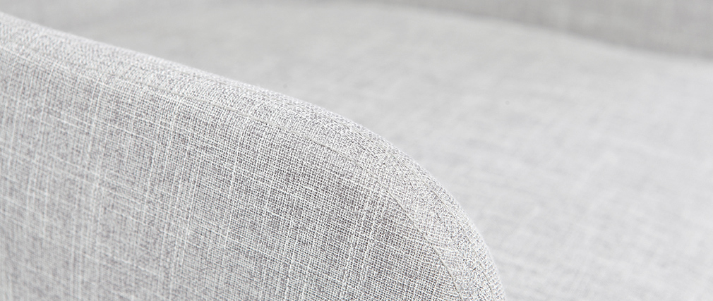 Sillón de escritorio diseño tejido gris SHANA