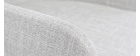 Sillón de escritorio diseño tejido gris SHANA