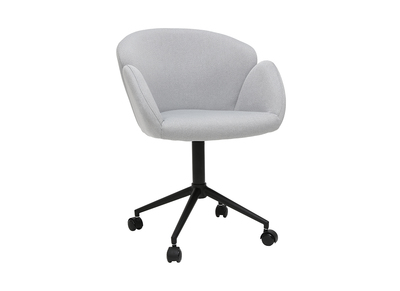 Sill&oacute;n de escritorio en tejido gris claro RHAPSODY 