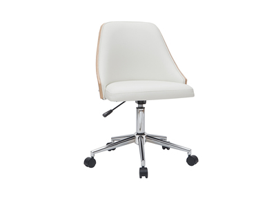 Sillón de escritorio moderno blanco QUINO