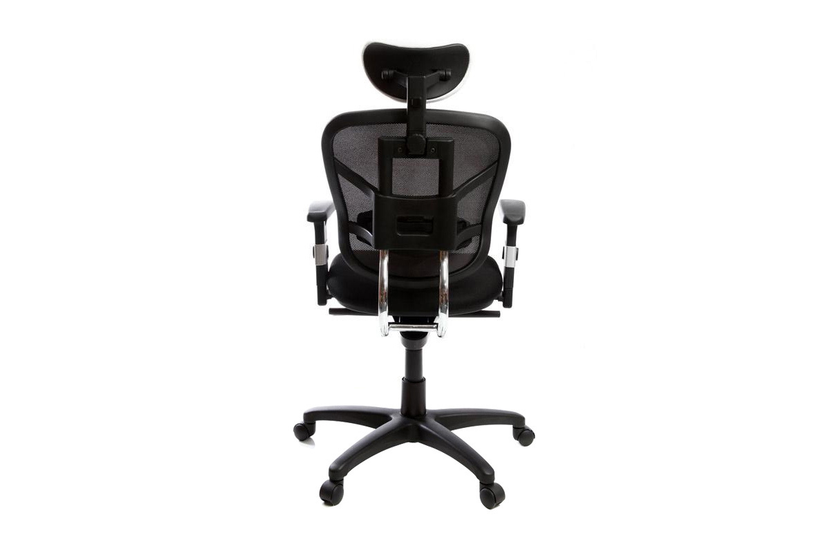 Silln de oficina ergonomico blanco y negro UP TO YOU