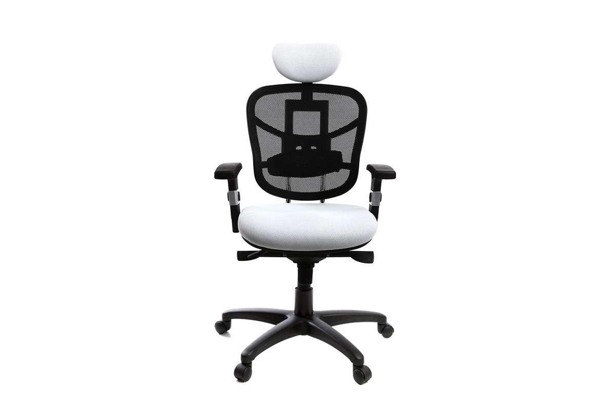 Silln de oficina ergonmico negro y blanco UP TO YOU