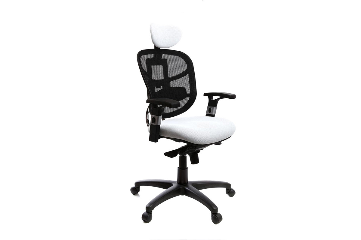 Silln de oficina ergonmico negro y blanco UP TO YOU