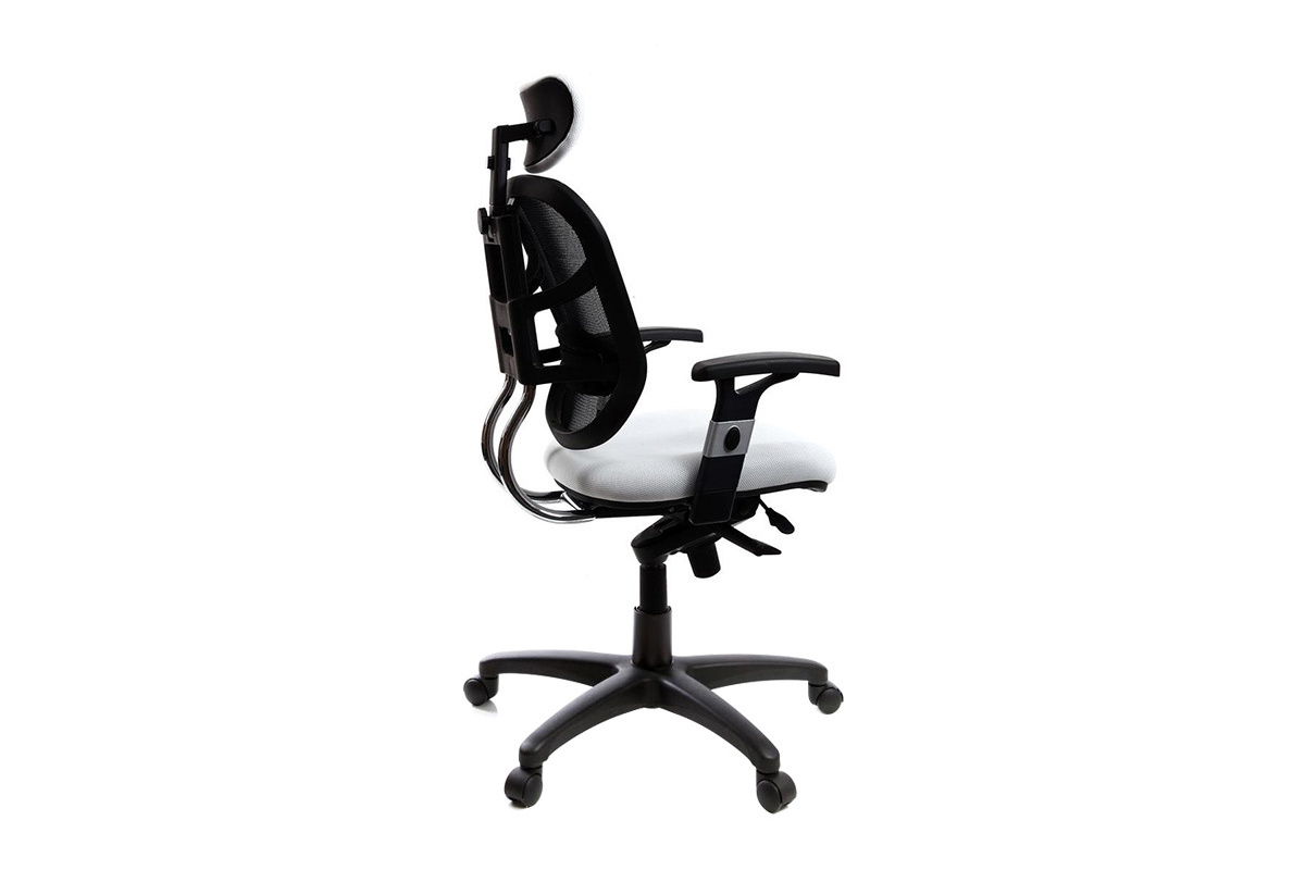 Silln de oficina ergonmico negro y blanco UP TO YOU